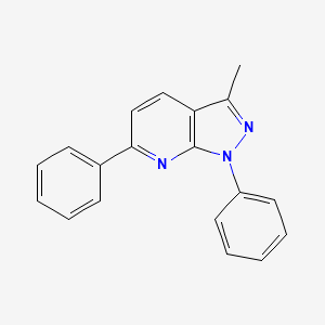 3-methyl-1,6-diphenyl-1H-pyrazolo[3,4-b]pyridine - 198637-57-9