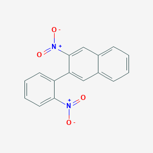 2-Nitro-3-(2-nitrophenyl)naphthalene - 1450995-52-4