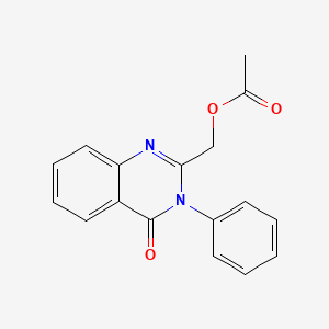 4(3H)-Quinazolinone, 2-[(acetyloxy)methyl]-3-phenyl- - 20873-19-2