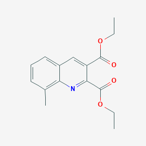 8-Methyl-quinoline-2,3-dicarboxylic acid diethyl ester - 892874-76-9