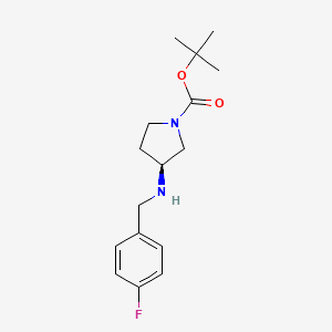 (S)-tert-butyl 3-((4-fluorobenzyl)amino)pyrrolidine-1-carboxylate - 
