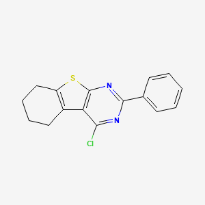 4-Chloro-2-phenyl-5,6,7,8-tetrahydrobenzo[4,5]thieno[2,3-d]pyrimidine - 