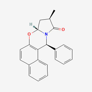 (7aR,9R,12S)-9-methyl-12-phenyl-8,9-dihydro-12H-naphtho[1,2-e]pyrrolo[2,1-b][1,3]oxazin-10(7aH)-one - 