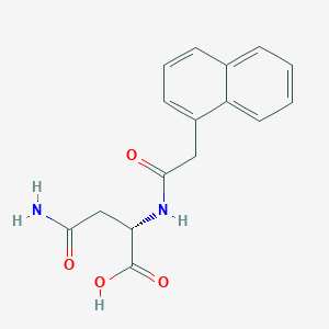 (S)-4-Amino-2-(2-(naphthalen-1-yl)acetamido)-4-oxobutanoic acid - 32667-89-3