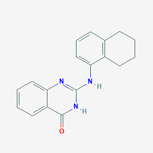 2-((5,6,7,8-Tetrahydronaphthalen-1-yl)amino)quinazolin-4(1H)-one - 61741-46-6