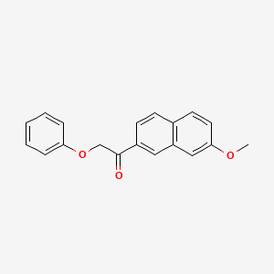 1-(7-Methoxynaphthalen-2-yl)-2-phenoxyethan-1-one - 141591-14-2