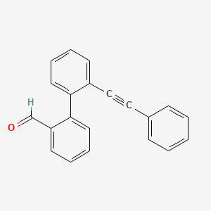 2'-(Phenylethynyl)-[1,1'-biphenyl]-2-carbaldehyde - 