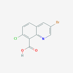 3-Bromo-7-chloroquinoline-8-carboxylic acid - 115813-22-4