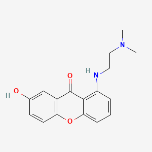 1-((2-(Dimethylamino)ethyl)amino)-7-hydroxy-9H-xanthen-9-one - 86456-18-0