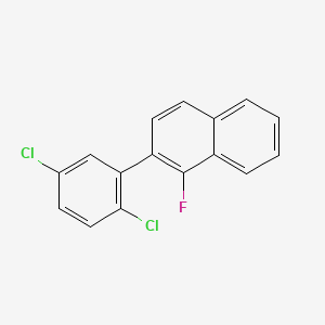 2-(2,5-Dichlorophenyl)-1-fluoronaphthalene - 