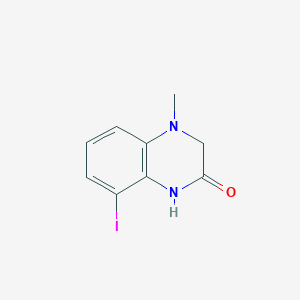 8-Iodo-4-methyl-3,4-dihydroquinoxalin-2(1H)-one - 