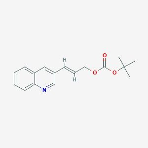 tert-Butyl (3-(quinolin-3-yl)allyl) carbonate - 