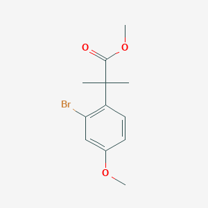 Methyl 2-(2-bromo-4-methoxyphenyl)-2-methylpropanoate - 