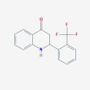 2-(2-(Trifluoromethyl)phenyl)-2,3-dihydroquinolin-4(1H)-one - 