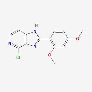 4-Chloro-2-(2,4-dimethoxyphenyl)-1H-imidazo[4,5-c]pyridine - 87359-56-6