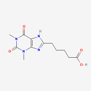8-Theophyllinevaleric acid - 5432-58-6