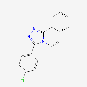 3-(4-Chlorophenyl)[1,2,4]triazolo[3,4-a]isoquinoline - 7626-70-2