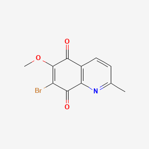 7-Bromo-6-methoxy-2-methyl-5,8-quinolinedione - 61895-37-2