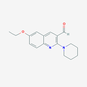 6-Ethoxy-2-(piperidin-1-yl)quinoline-3-carbaldehyde - 