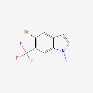 5-Bromo-1-methyl-6-(trifluoromethyl)-1H-indole - 