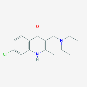 7-chloro-3-(diethylaminomethyl)-2-methyl-1H-quinolin-4-one - 61342-96-9
