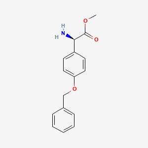 (R)-Methyl 2-amino-2-(4-(benzyloxy)phenyl)acetate - 