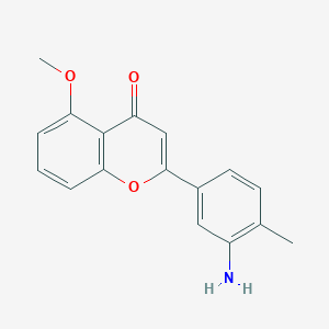 2-(3-Amino-4-methylphenyl)-5-methoxy-4H-1-benzopyran-4-one - 921942-42-9