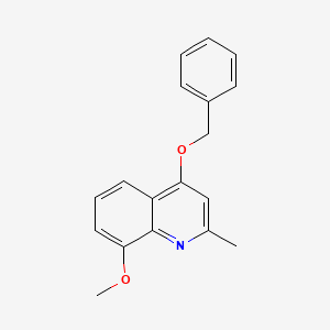 4-(Benzyloxy)-8-methoxy-2-methylquinoline - 