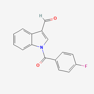 1-(4-Fluorobenzoyl)-1H-indole-3-carbaldehyde - 