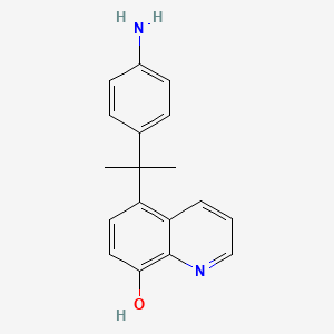 5-(2-(4-Aminophenyl)propan-2-yl)quinolin-8-ol - 57150-14-8