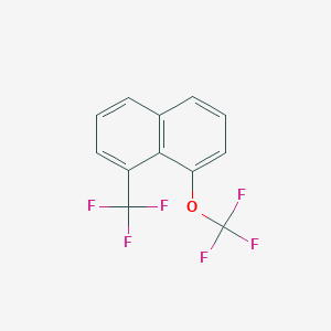 1-(Trifluoromethoxy)-8-(trifluoromethyl)naphthalene - 