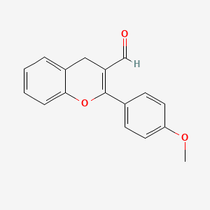 2-(4-methoxyphenyl)-4H-chromene-3-carbaldehyde - 62644-81-9