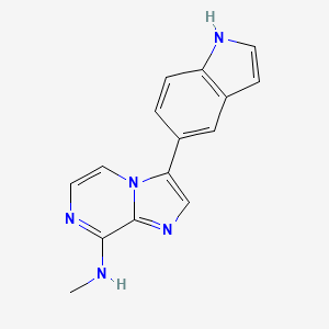 3-(1H-Indol-5-yl)-N-methylimidazo[1,2-a]pyrazin-8-amine - 825630-53-3