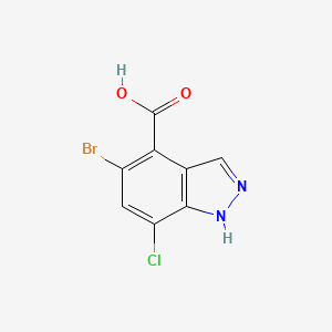 5-Bromo-7-chloro-1H-indazole-4-carboxylic acid - 1935488-34-8