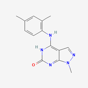 4-(2,4-dimethylanilino)-1-methyl-2H-pyrazolo[3,4-d]pyrimidin-6-one - 6958-88-9