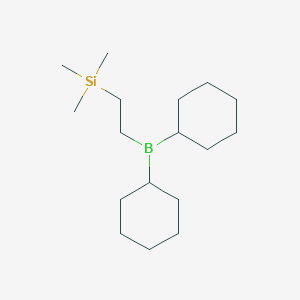 [2-(Dicyclohexylboranyl)ethyl](trimethyl)silane - 64212-30-2