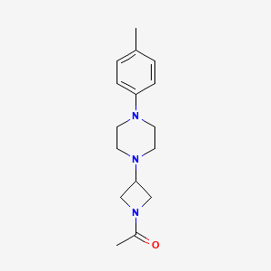 1-(3-(4-(p-Tolyl)piperazin-1-yl)azetidin-1-yl)ethanone - 