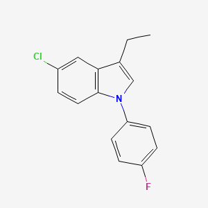 5-Chloro-3-ethyl-1-(4-fluorophenyl)-1H-indole - 181116-12-1