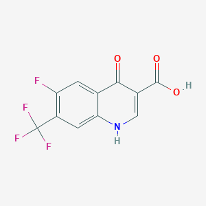 6-Fluoro-4-hydroxy-7-(trifluoromethyl)quinoline-3-carboxylic acid - 