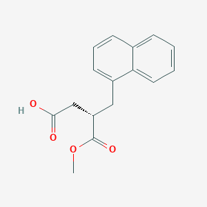 (S)-4-Methoxy-3-(naphthalen-1-ylmethyl)-4-oxobutanoic acid - 