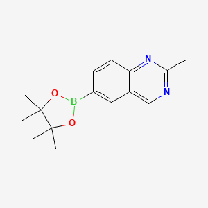 2-Methyl-6-(4,4,5,5-tetramethyl-1,3,2-dioxaborolan-2-yl)quinazoline - 