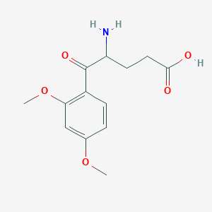 4-Amino-5-(2,4-dimethoxyphenyl)-5-oxopentanoic acid - 