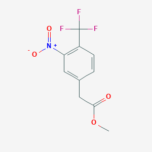 Methyl 2-(3-nitro-4-(trifluoromethyl)phenyl)acetate - 1116624-06-6
