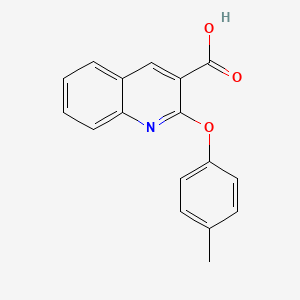 2-(4-Methylphenoxy)quinoline-3-carboxylic acid - 88284-18-8