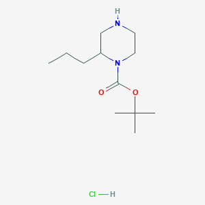 tert-Butyl 2-propylpiperazine-1-carboxylate hydrochloride - 1202993-25-6