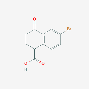 6-Bromo-4-oxo-1,2,3,4-tetrahydronaphthalene-1-carboxylic acid - 