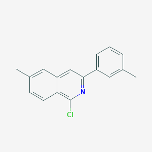 1-Chloro-6-methyl-3-(3-methylphenyl)isoquinoline - 561046-32-0
