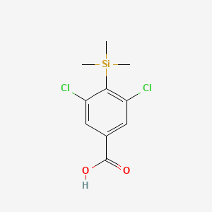 Benzoic acid, 3,5-dichloro-4-(trimethylsilyl)- - 650598-45-1