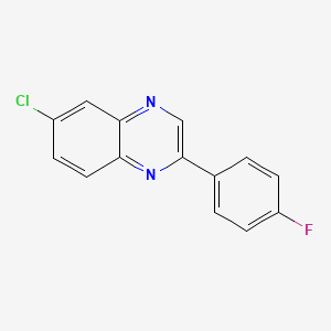 6-Chloro-2-(4-fluorophenyl)quinoxaline - 