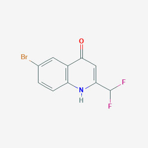 6-Bromo-2-(difluoromethyl)quinolin-4(1H)-one - 